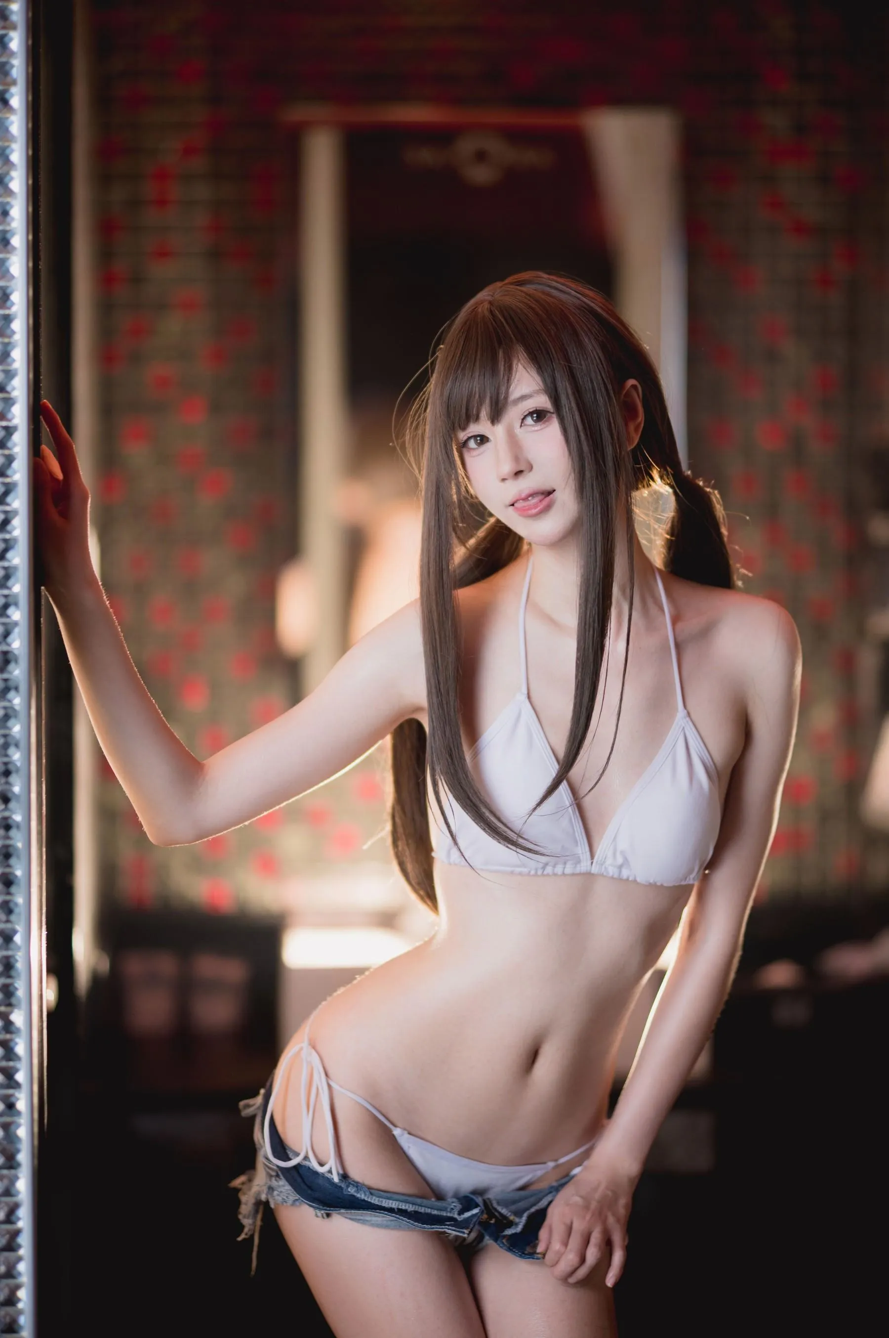西园寺南歌 – NO.19 白色内衣透明JK [70P]插图5